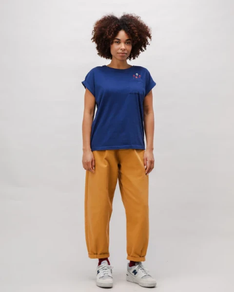 Brava Damen T-Shirt Jellyfish Scoop navy
