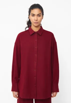Flanellhemd COSIMA aus Bio-Baumwolle - Tibetan Red