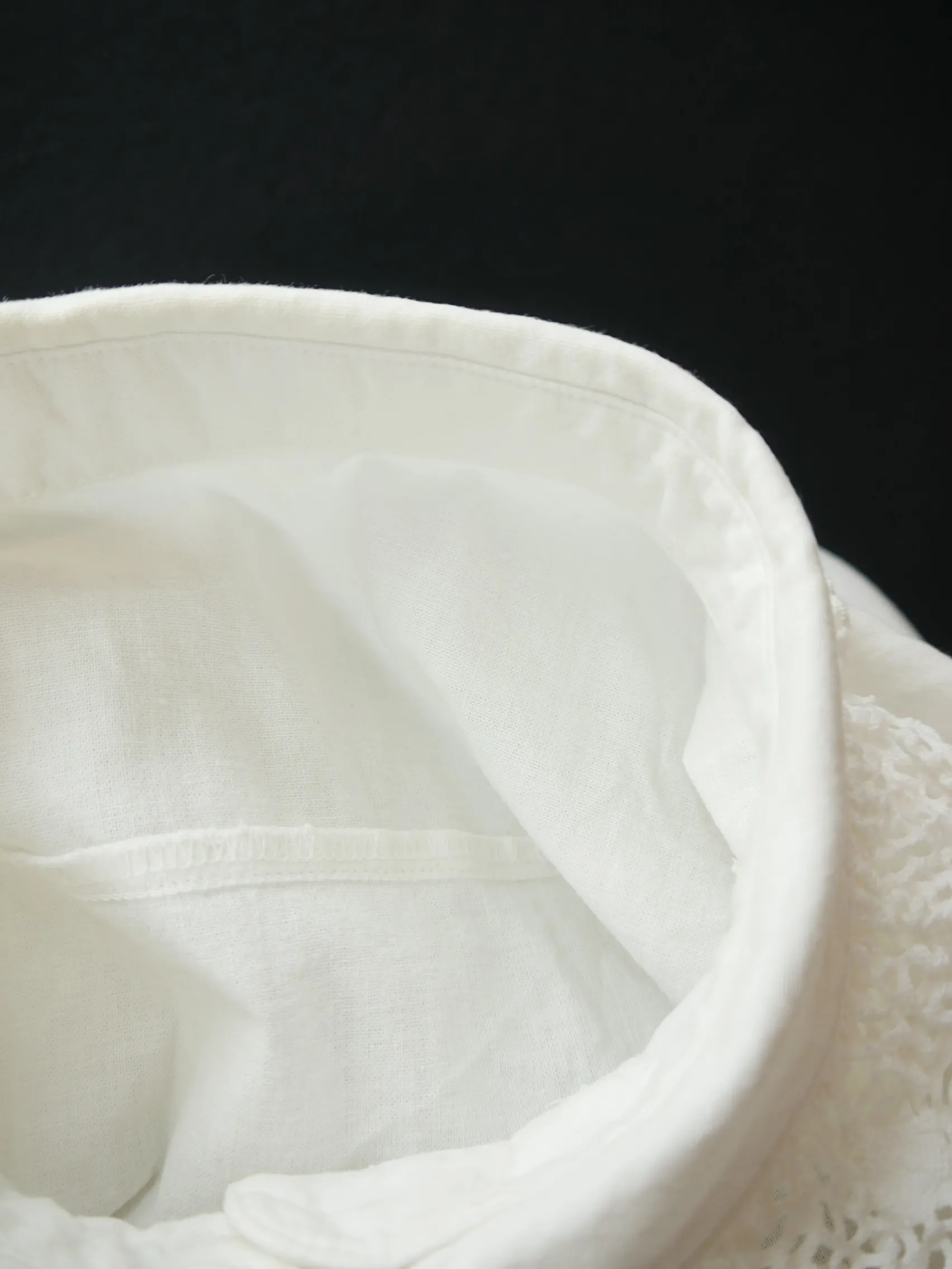 Gr.50 Trachtenbluse weiß Bluse Baumwolle mit Stickerei und Spitze TB7945