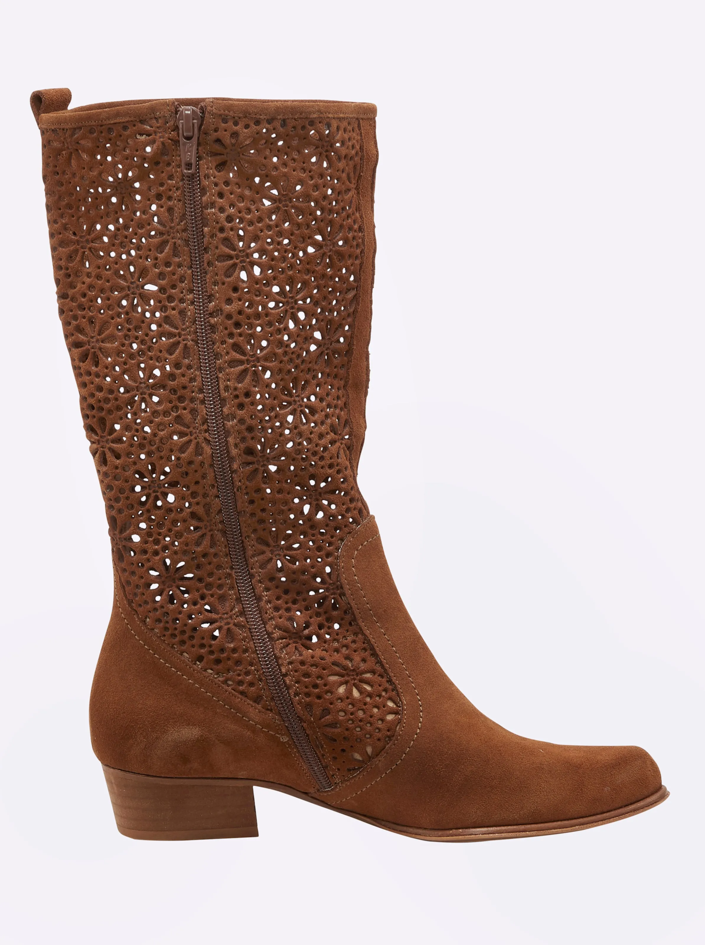 heine Stiefel in cognac