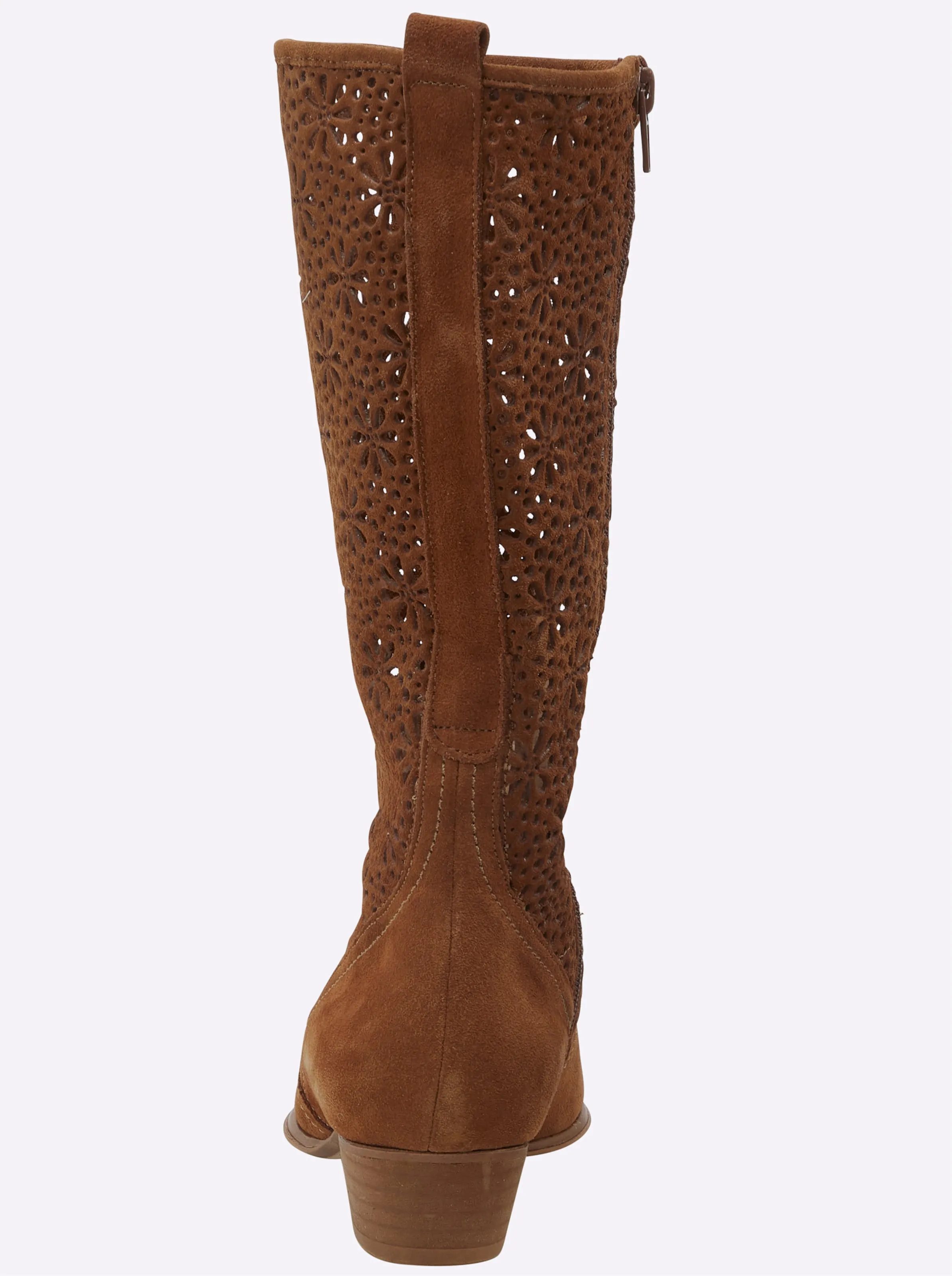heine Stiefel in cognac