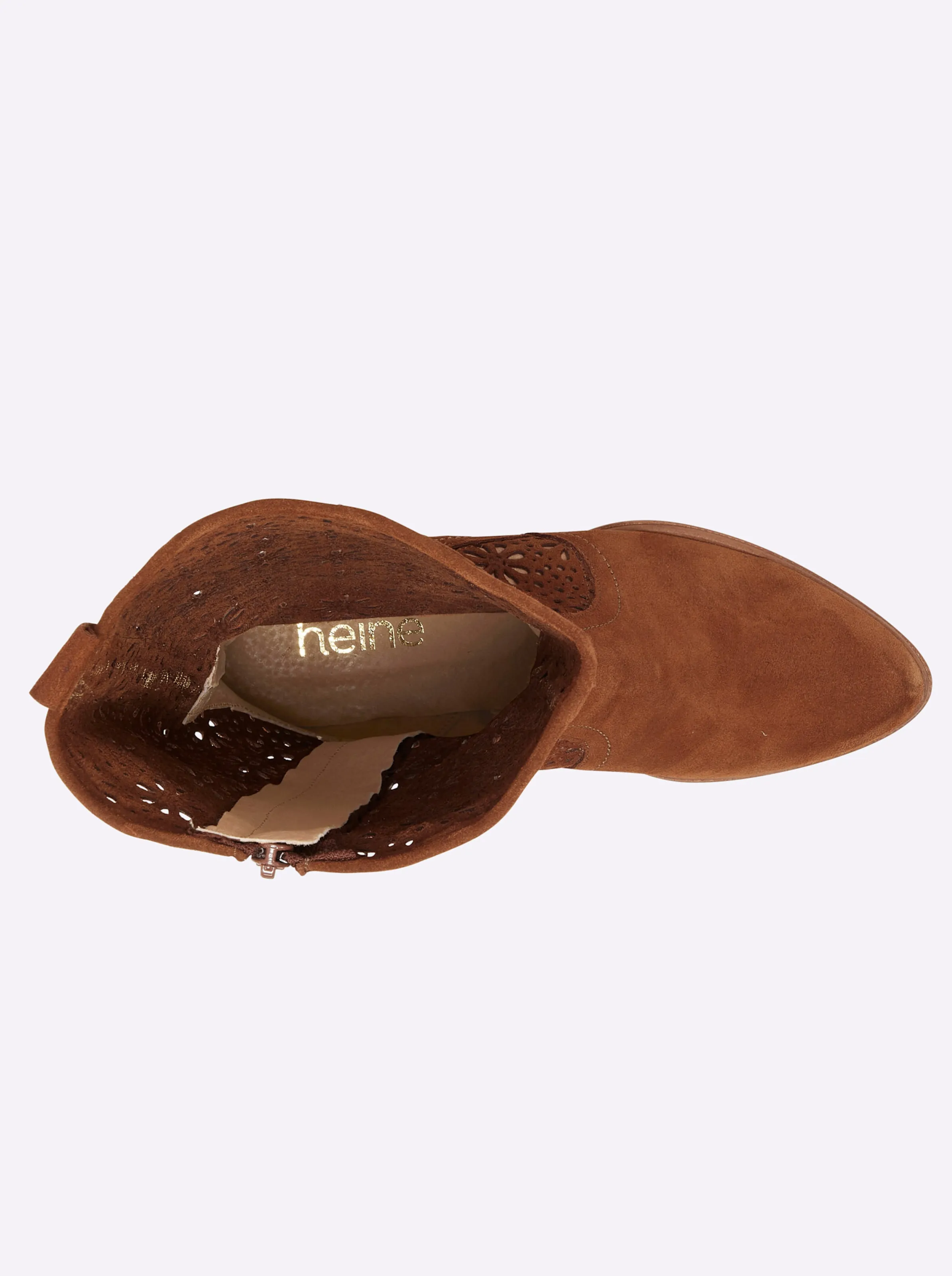 heine Stiefel in cognac