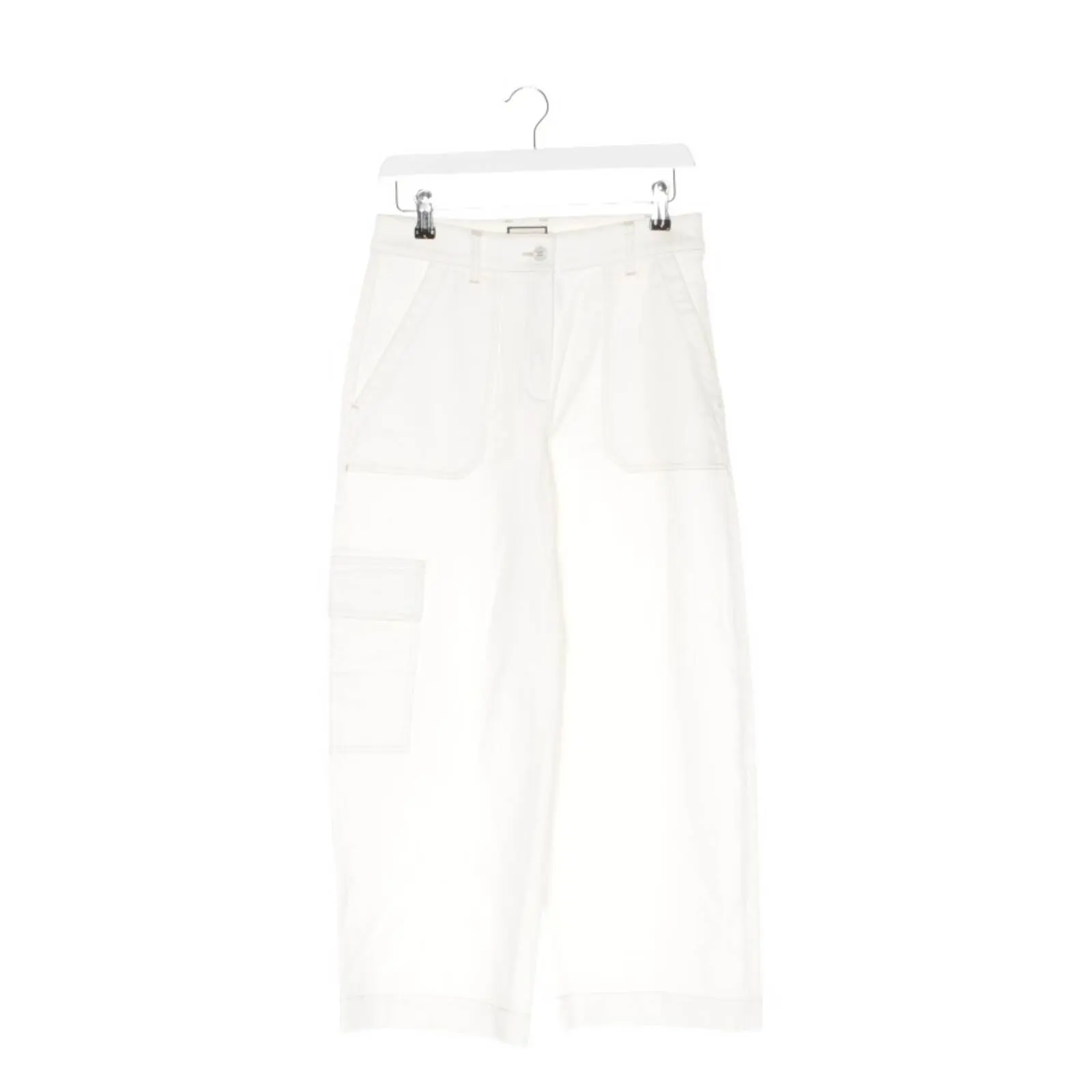 Jeans Straight Fit 34 Weiß
