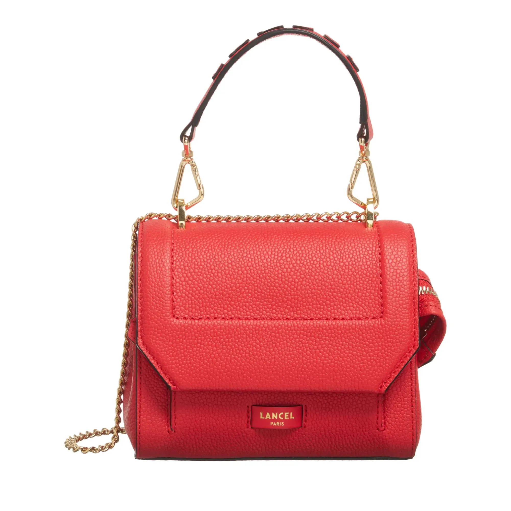   Lancel  Sac Rabat S Rouge Baiser  Satchel 