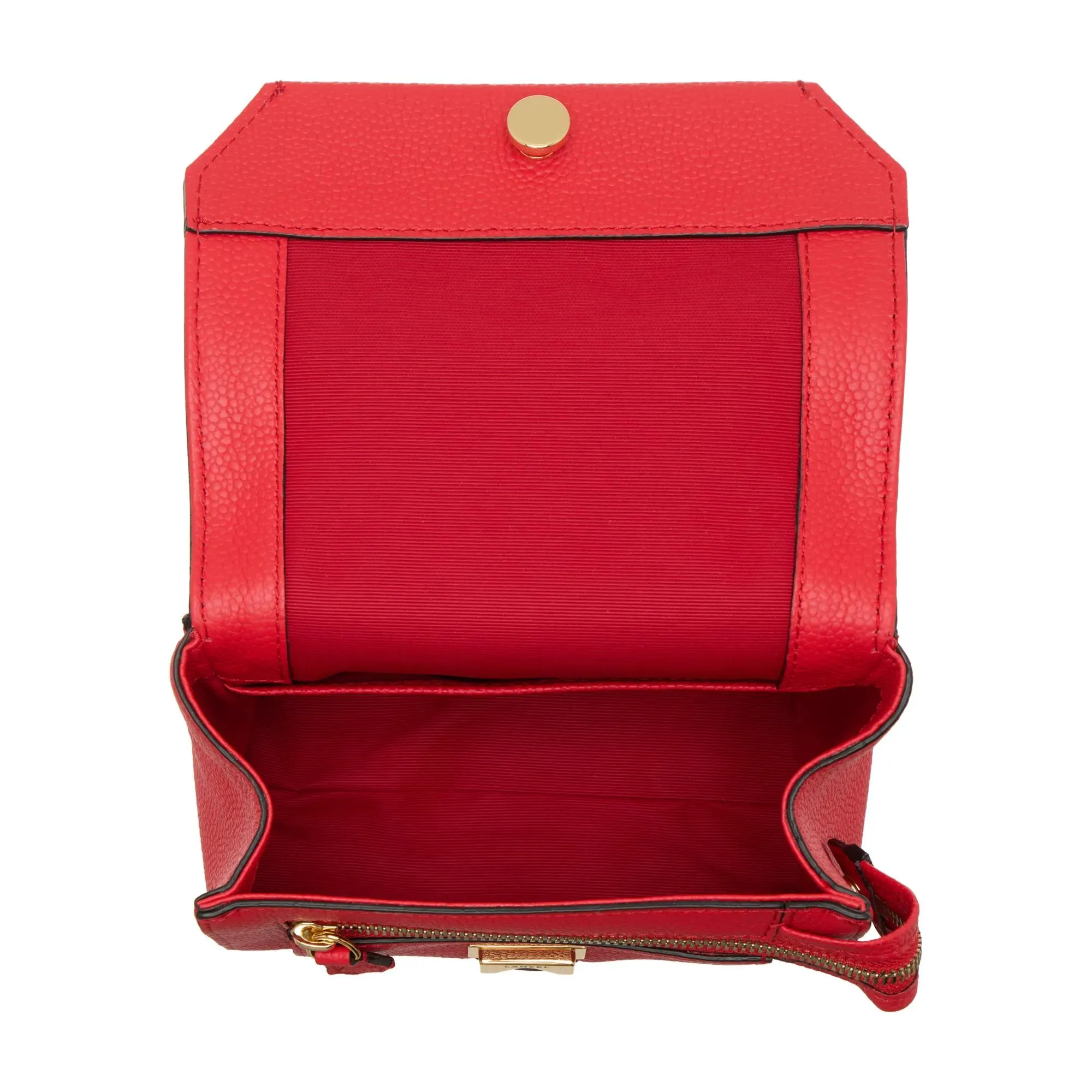   Lancel  Sac Rabat S Rouge Baiser  Satchel 