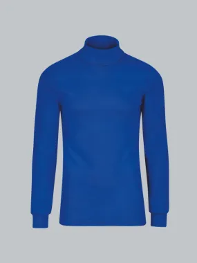Langarm Ski/Sportrollkragenpullover Royal