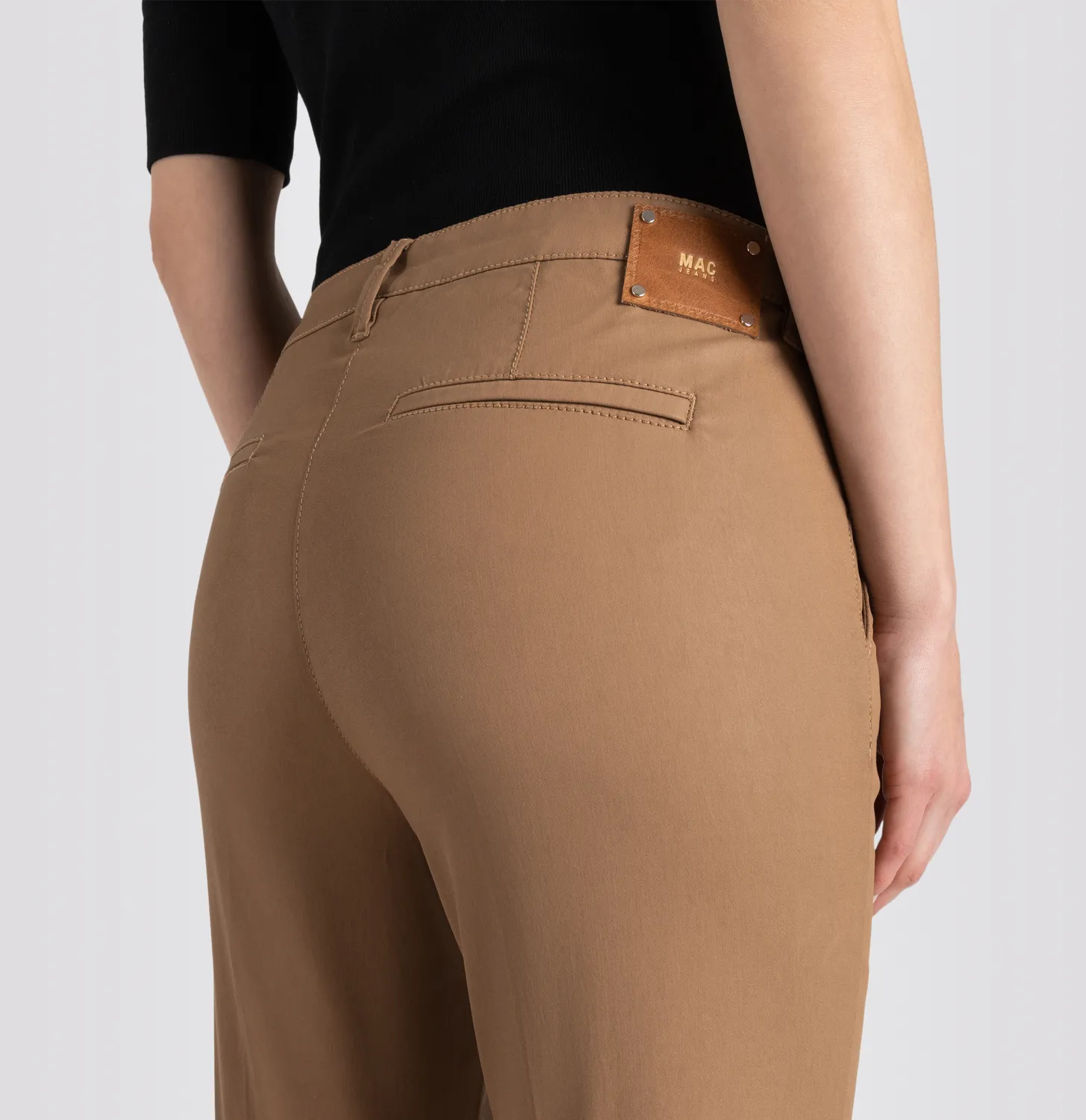 MAC JEANS - CHINO, Coated cotton tencel