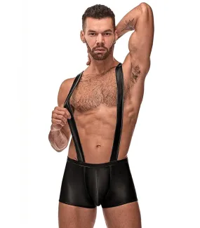 Mini short mit Hosenträger für Herren - Schwarz online günstig kaufen