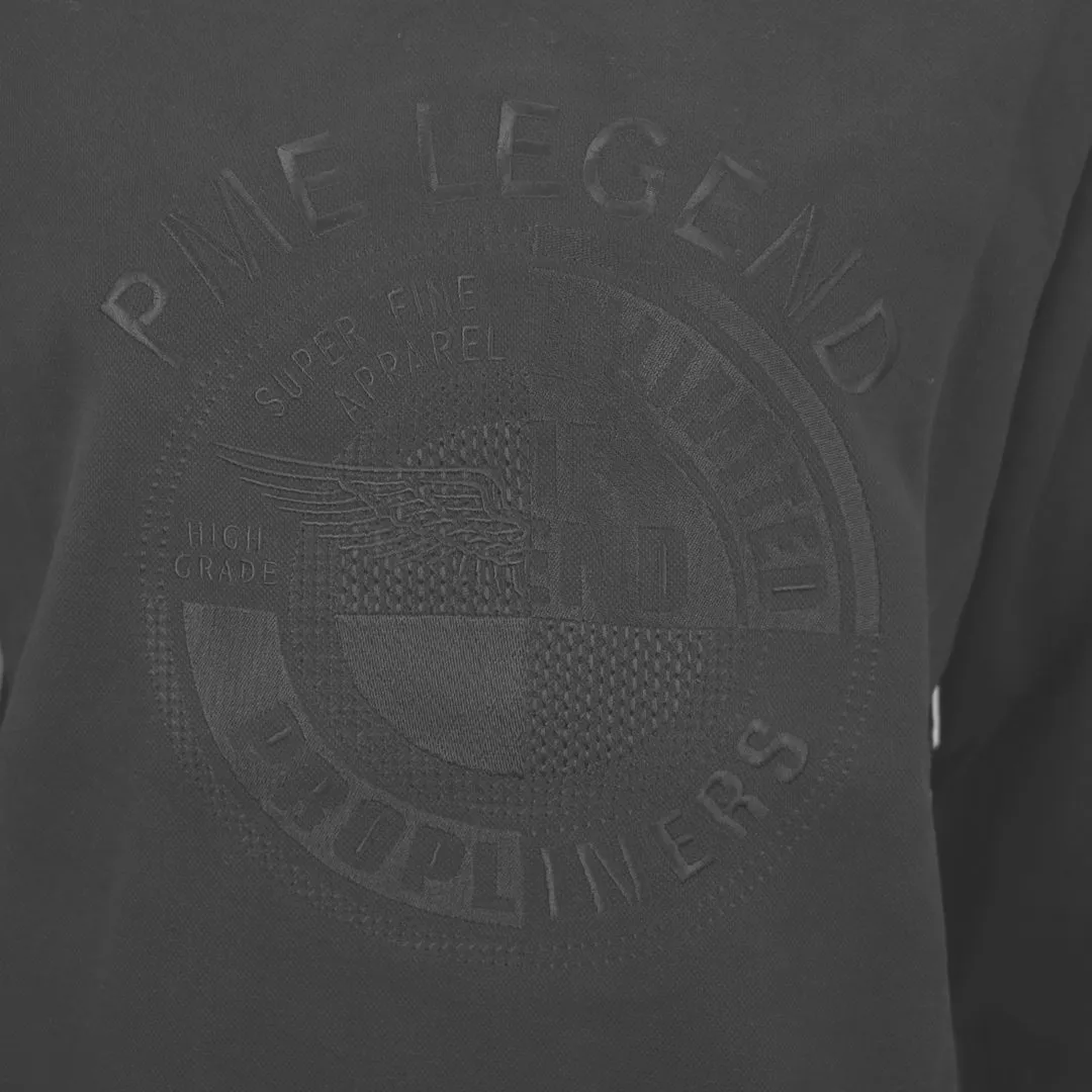 PME Legend Herren Sweatshirt Pullover schwarz PSW2410472 999 black