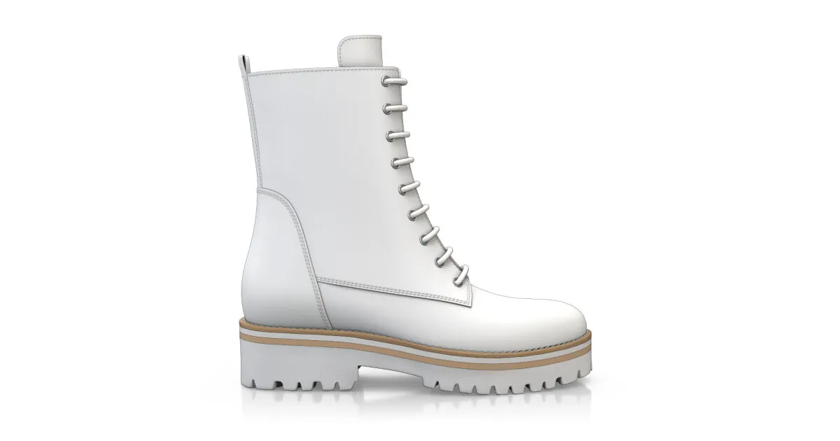 Stiefeletten mit robuster Sohle 61693