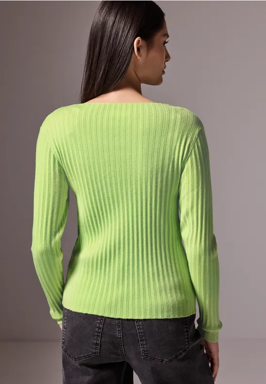 Street One Studio Pullover mit Rippstruktur 