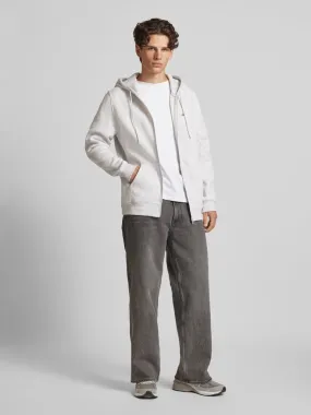 Tommy Jeans Regular Fit Sweatjacke mit Kapuze (hellgrau melange) online kaufen
